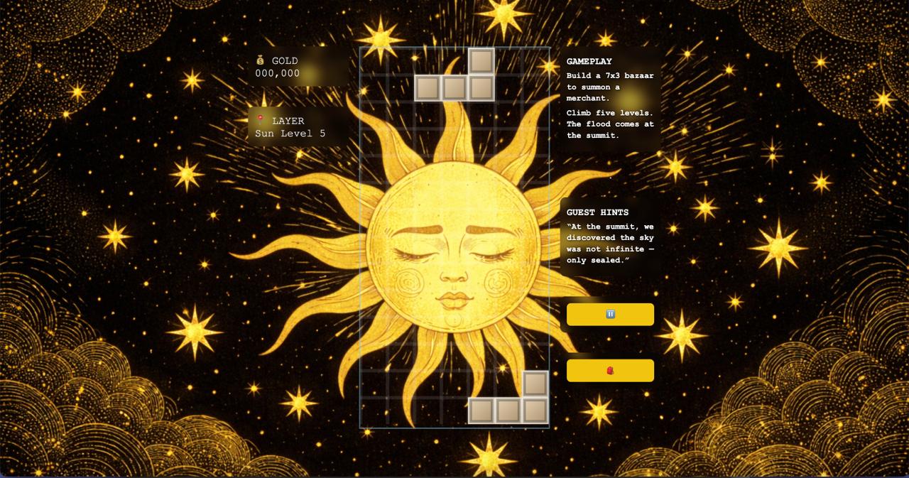 The Babel sun level screenshot